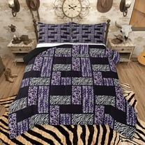 Manfei 2-Piece Twin Leopard Comforter Set - Valentines Abstract