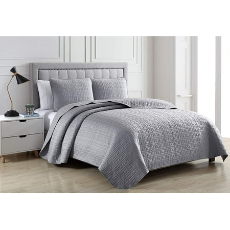 Red And Gold Bedspread Chezmoi Collection Victoria 3-Piece Geometric Embroidered Matte Satin Bedspread Coverlet Set ()
