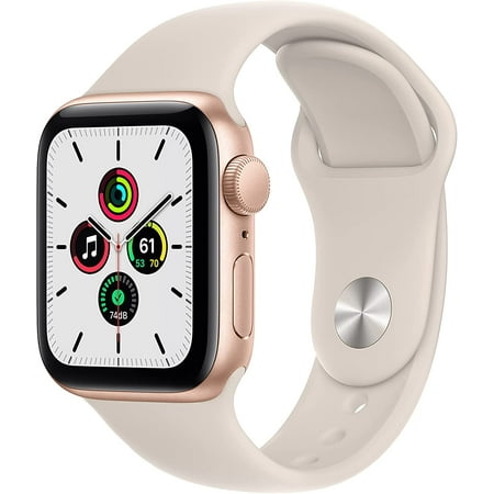 Apple Watch SE (GPS, 40mm) - Gold Aluminum Case with Starlight Sport Band