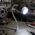 thumbnail image 4 of Luz LED De Trabajo Con Base Magnética De Cuello De Cisne Flexible De 30 Cm, Lámpara Para Torno, Banco De Trabajo, Parrilla, Taller, Iluminación Industrial, 4 of 7