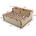 thumbnail image 1 of thinsony Paint Brush Holder Stand Cabinet for Modeling Tool Miniature Paint Set C, 1 of 4