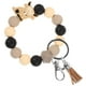 thumbnail image 5 of Pulsera de llavero con cuentas de silicona, borla y hebilla de metal, 5 of 8