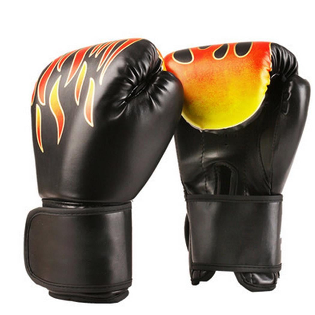 Unisex Adult Boxing Gloves Grappling Fighting Punch Bag Training Glove ...