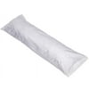 Body Pillow by Hermell Products includes White Cover, Relief for Neck and Back Pain, Pregnancy, Side Sleeper, 52? x 6", BP7000MO