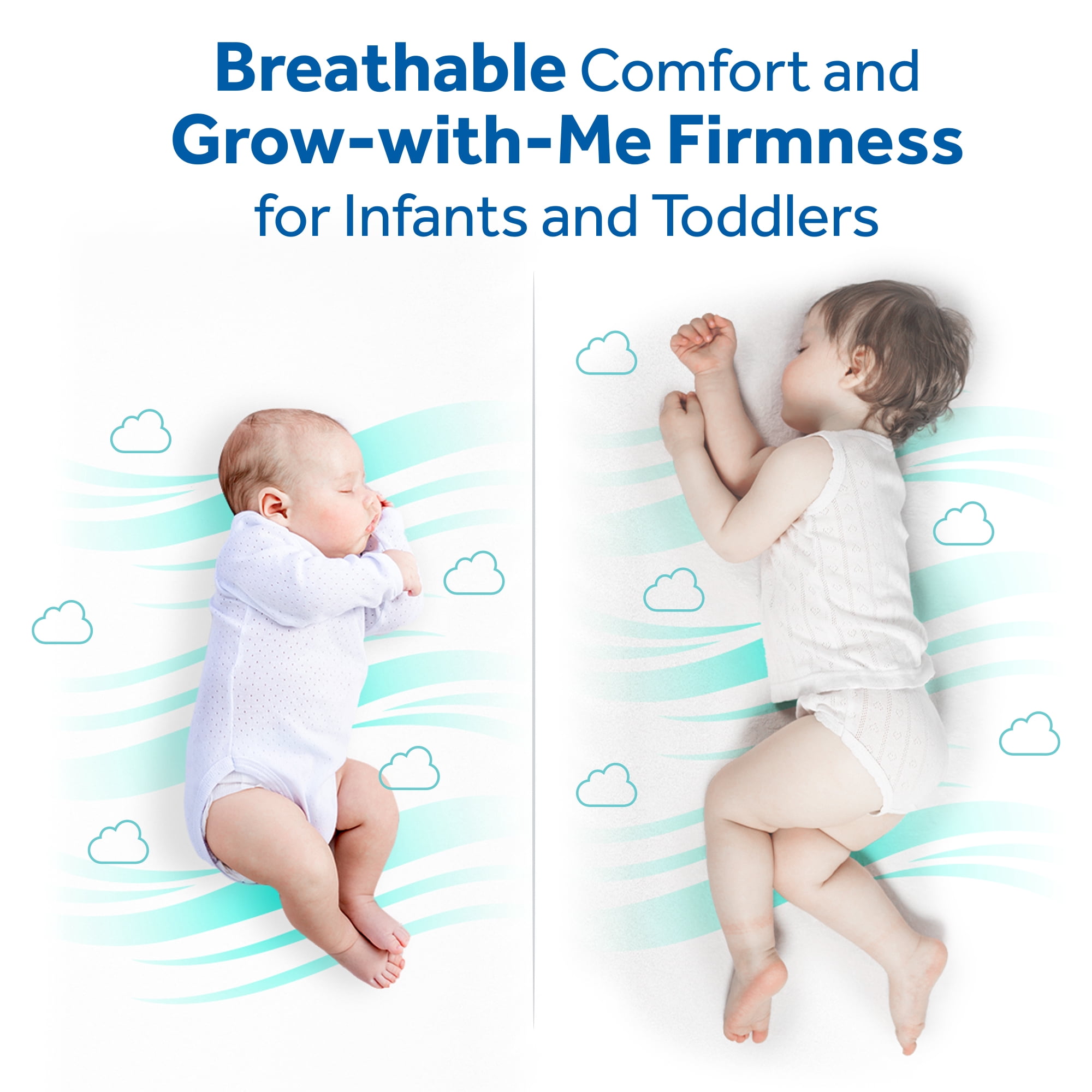 Sealy Mesh-Aire Breathable 2-Stage Infant and Toddler Crib Mattress