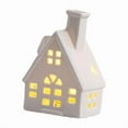 thumbnail image 4 of Decoraciones navideñas para interiores, casas de pueblo de cerámica iluminadas, decoración de mesa Estilo B, 4 of 9