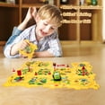 thumbnail image 4 of PayUSD 25 PCS Jigsaw Puzzles for Kids 3 6 with a Cute Car Toddler Puzzles Track Play Set Toy Cars Puzzle Mat Running on Track for Boys and Girls Gift, Dinosaur, 4 of 9