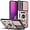 Rose Gold, variant on Case for Galaxy A31,Galaxy A31 Case,Military Grade TPU PC Case,[Built-in Kickstand] Dual-Layer Design Heavy Duty Protection Phone Case for Samsung Galaxy A31 (Rose Gold)