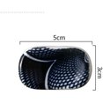 thumbnail image 4 of Soporte de palillos de cerámica, estilo japonés, impreso a mano, tenedor de cuchillo, soporte de 6 piezas (color al azar) Feliz Sencillez, 4 of 5
