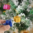 thumbnail image 6 of 24 Pcs Mini Gift Boxes Christmas Ornaments,Bexikou 1.57inch Mini Wrapped Present Boxes,Christmas Tree Small Gift Boxes, Assorted Colors Christmas Ornaments Mini Presents for Crafts, 6 of 7