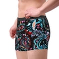 thumbnail image 4 of Daiia Paisley Men's Underwear Boxer Briefs, Cotton Stretch Moisture-Wicking Underwear-Small, 4 of 9