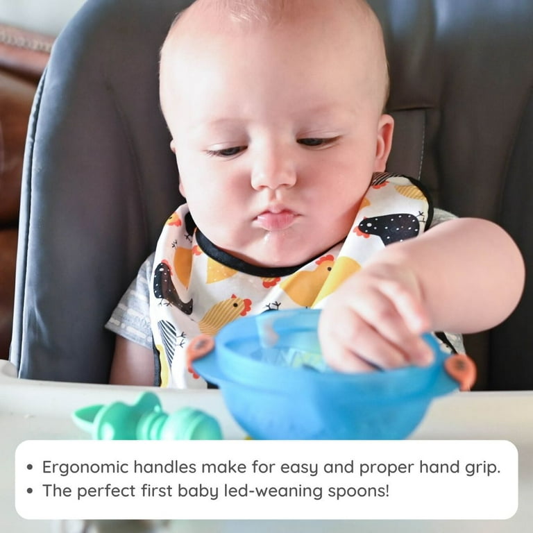 Baby Led Weaning Silcone Spoons Set - Set of 3 – UpwardBaby