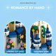 thumbnail image 3 of 1165pcs Architectural Castle Street View Series Assembled Gifts, Fantasy Fairy Tale Blue Castle Building Block Toy, Adult Children Home Decoration Ornaments, 3 of 4