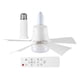 thumbnail image 1 of Ventilador Techo Con Control Remoto 40W Lámpara LED Enchufe E27 para Bombilla, 1 of 9