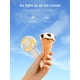 thumbnail image 2 of Mini Fan Battery Operated Handheld with 2000 mAh or USB Powered Personal Fan,3 Speeds,Enhanced Airflow, Rechargeable Quiet Pocket for Home,Outdoor-White, 2 of 5