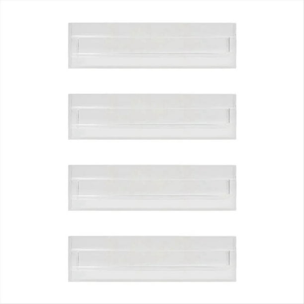 4 Organizadores Divisores de Cajones, Ajustables, 8 cm de Alto, Ampliables de 27,5 A 52 Cm, Organizador de Cajones de Cocina
