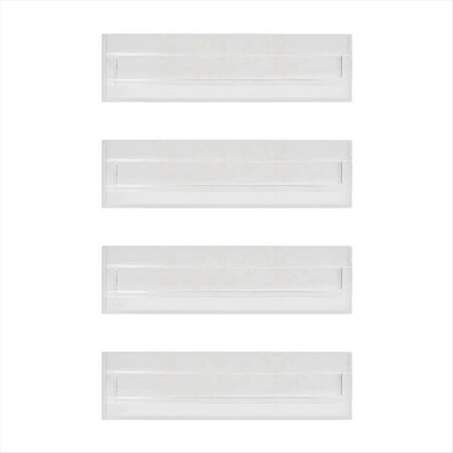 4 Organizadores Divisores de Cajones, Ajustables, 8 cm de Alto, Ampliables de 27,5 A 52 Cm, Organizador de Cajones de Cocina