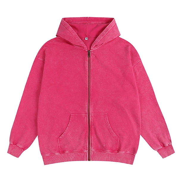 WILLBEST Sudadera Deportiva para Hombre, con Capucha y Cremallera Lavada Al Agua, De Gran Tamaño y Relajada XGrande