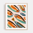thumbnail image 2 of Sardines - India Digital Art Modern Art Pattern Abstract Pop Art Fishing Animal Unframed Wall Art Print 12 x 16 inches, 2 of 13