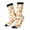 2 Black-1, variant on Flower Fox Print Adult Socks for Men & Women,Calf Socks, Ankle Socks,Boots Socks,Breathable Casual Sock,Unisex Crew Socks