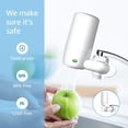 thumbnail image 5 of Waterdrop Faucet Water Filter, Replacement for Brita® Filter, 36311 On Tap Water Filtration System, Brita® Replacement Filters, 4-Months or 100 Gallons White (2 Packs), 5 of 9