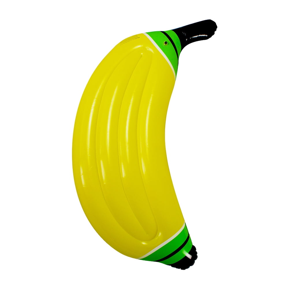Jasmine Summer Yellow Inflatable Banana Pool Bed Fruit Swimming Ring Air Mattress Walmart