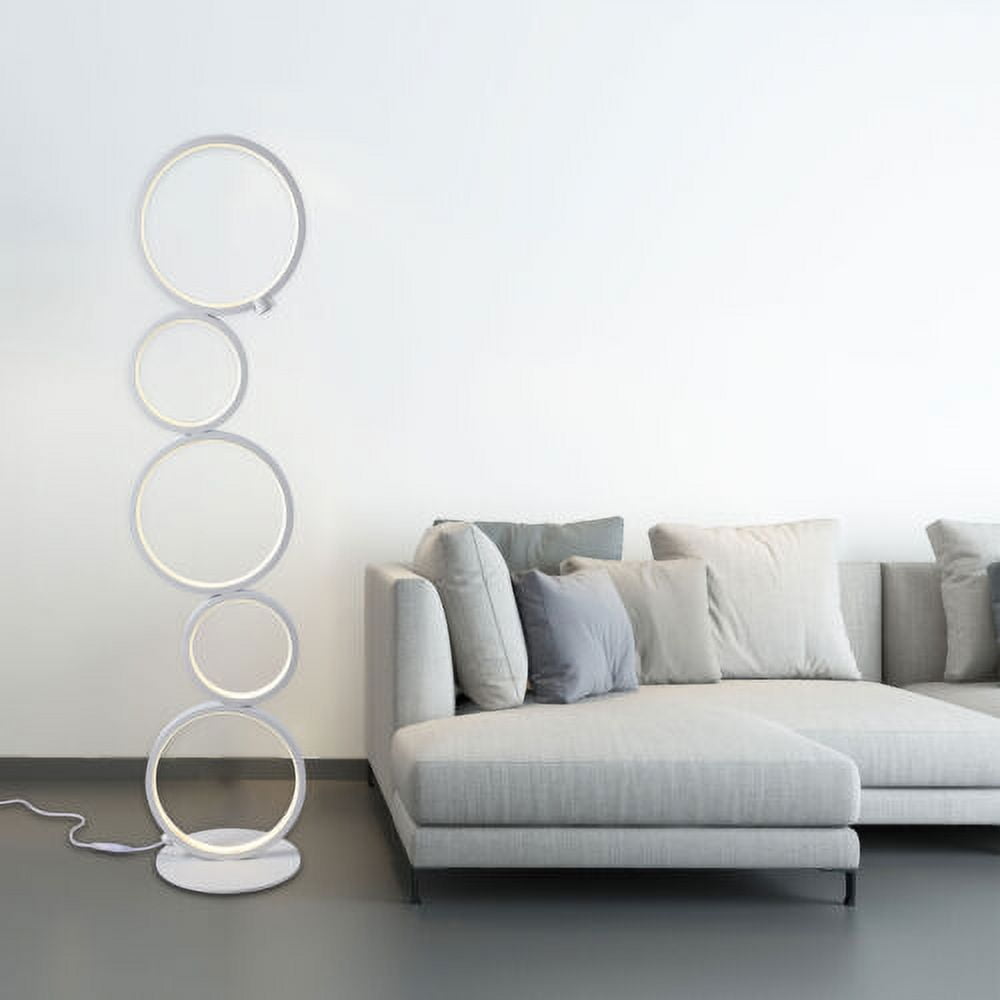 35.5'' Modern LED Dimmable Floor Lamp Standing Reading Light for Living Room 24W