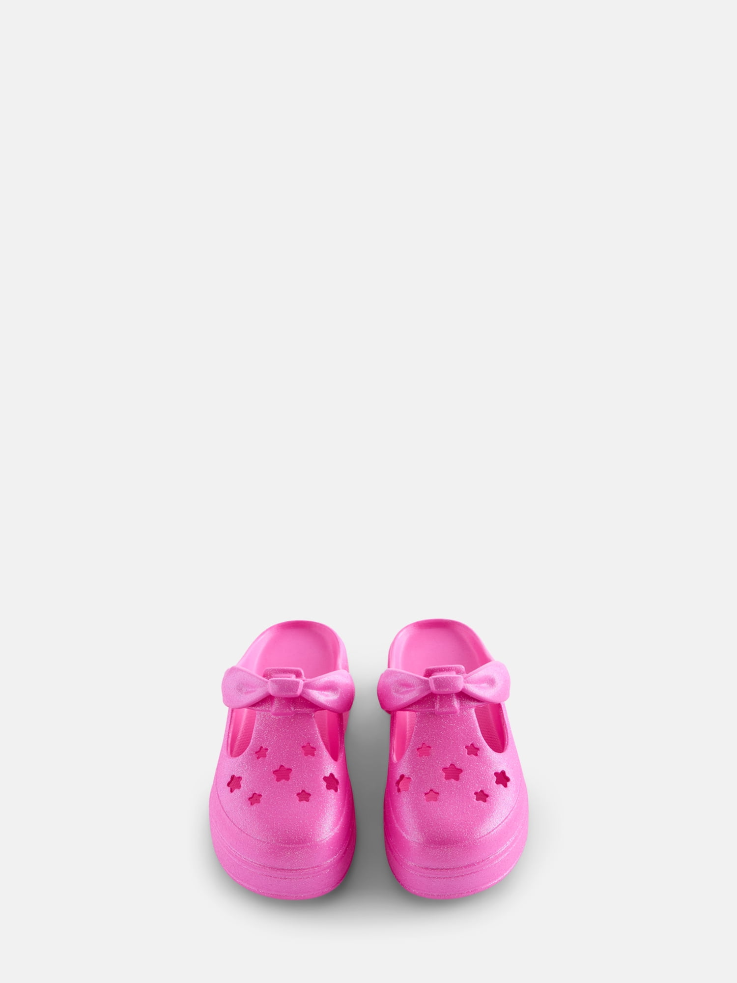 Justice Girls Chunky Bow Clog Sandals