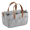 thumbnail image 1 of Bolsa de Pañales Zulema Gris claro con múltiples bolsillos ligera para biberones, 1 of 8