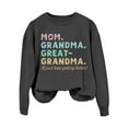 thumbnail image 4 of Womens Fashion Casual Long Sleeve Crew Neck Sweatshirts Printed Pullover Hoodless Sweatshirts Top Fall Womens Sweater Hoodies Women Light Long Sleeve Sweatshirt Blank Sweatshirt Women Ladies Zip up, 4 of 5