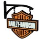thumbnail image 4 of Harley Davidson vägghängande skylt, Harley Davidson logotyp skylt prydnad, Harley Davidson väggdekoration, ingen led, 4 of 5
