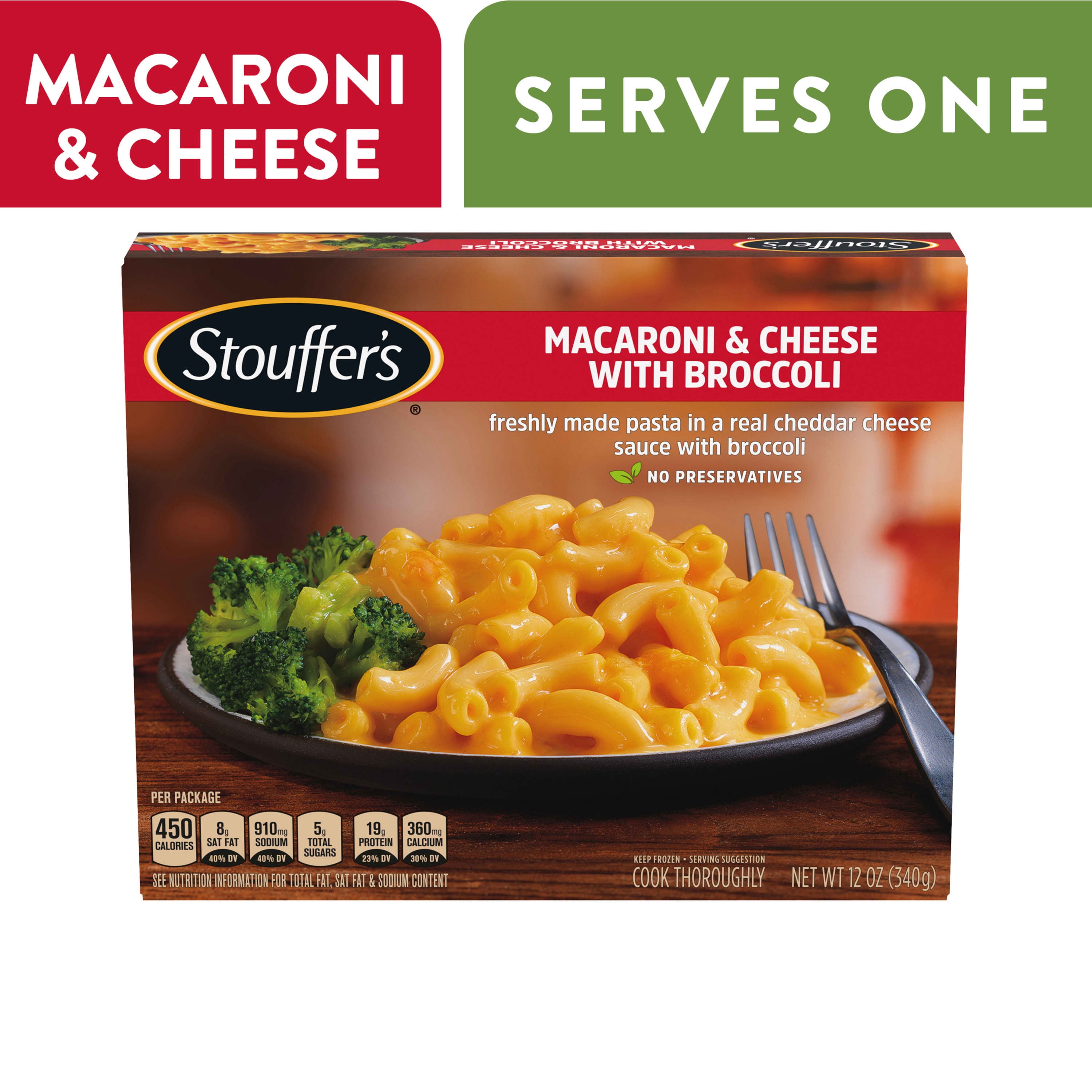 Stouffer's Macaroni and Cheese Frozen Meal, 12 oz (Frozen)