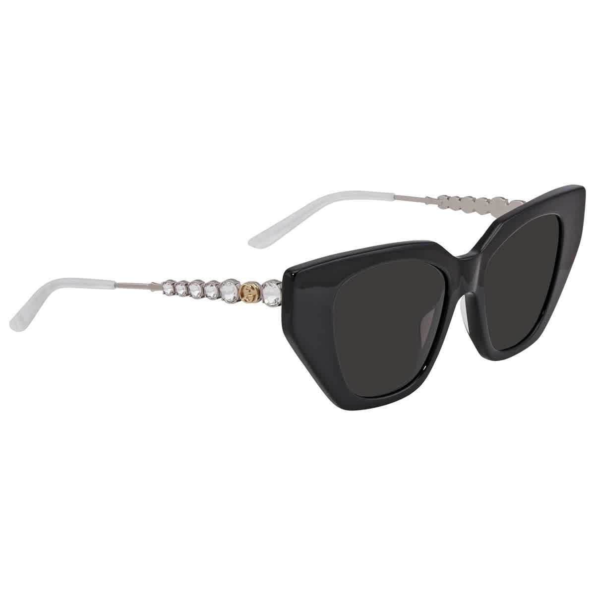 Gucci Grey Cat-Eye Ladies Sunglasses 