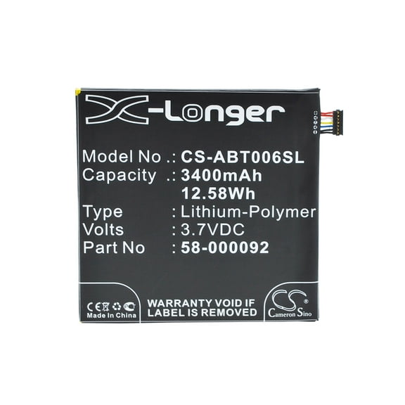 Battery for Amazon Fire HD 6 Kids Edition Kindle PW98VM ST06 26S1006-S 58-000092