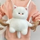thumbnail image 3 of Mochila de peluche de , bolsa de hombro para mujeres, niñas y niños, para ir de compras o fiestas. Blanco, 3 of 8