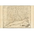 thumbnail image 1 of 24"x36" Gallery Poster, map of Connecticut 1795 p2, 1 of 1