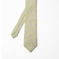 thumbnail image 2 of Necktie, Retro Style Polka Dots, 3.7", Earth Yellow Grey, by Ambesonne, 2 of 4