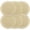 Beige, variant on KALAKALA Boho Round Paper Placemats 15'' Set of 6, Rustic Woven Fade-Safe Tablemats, Braided Placemats for Home, Cafe or Events, Green