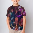 thumbnail image 5 of Boys Girls Jujutsu Anime Kaise T-Shirt Crewneck Short Sleeve Tee Shirt Tops for Kids Teens, 5 of 8