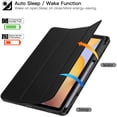 thumbnail image 3 of Case for Samsung Galaxy Tab S6 Lite 10.4 2020, Ultra Thin Lightweight Smart Cover, with Pen Holder, with Auto Sleep / Wake Function, for Galaxy Tab S6 Lite 10.4 Inch Tablet, Black, 3 of 7