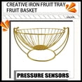 thumbnail image 4 of Fruit Basket Vegetable Rack Storage Organizer Storage Organizing Closet Fruits Living Room Kitchen Countertop Snacks Tray Stand Detachable Holder, 4 of 6