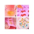 thumbnail image 2 of 5pz Moldes Silicona Candy Y Bandejas Para Cubitos De Hielo Malubero Multicolor, 2 of 5