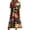 Green(Halloween Party Graphic), variant on Halloween Summer Dresses for Women 2026 Comfy Funny Halloween Pumpkin Cocktail Dresses Short Sleeve Renaissance Loose Fit Flowy Midi Halloween Costumes for Women Yellow XL