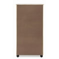 thumbnail image 3 of Craydon Eight-Drawer Rolling Storage Cart, Whitewash, 3 of 8