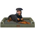 thumbnail image 1 of Cama ortopédica impermeable para perros NANUYA XL 86 x 74 cm, color verde oscuro, 1 of 9