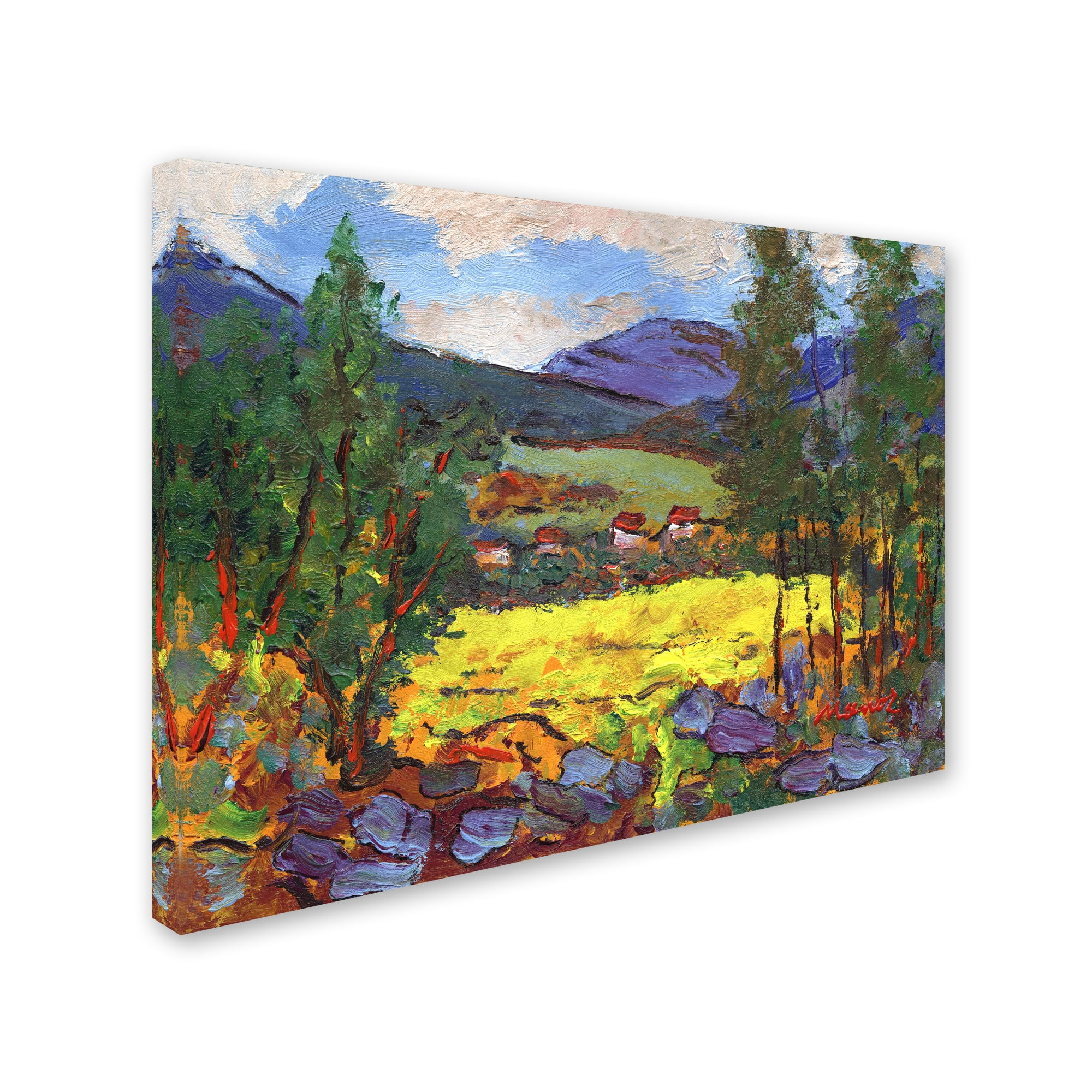 Trademark Fine Art "Gilded Glade" Canvas Art by Manor Shadian