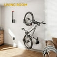 thumbnail image 4 of monTEK Swivel Bike Wall Mount, No Heavy Lifting Required Bike Hanger for Garage, Space-Saving Vertical Bike Rack with 120° Pivot, Holds Up to 77 lbs, Fits 16"–29" Bikes, 4 Pack, 4 of 10