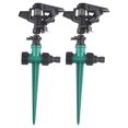 thumbnail image 1 of Rasensprenger (lawn sprinkler), automatic rotating garden sprinkler systems for lawn and plants with 360degree coverage and adjustable spray angles., 1 of 5