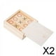 thumbnail image 1 of Juego de Madera Tic TAC Toe Juegos de Rompecabezas Hechos a Mano Juegos de Mesa Familiares Juego de Mesa Tic TAC Toe XO Juego de Mesa de Ajedrez para 2 piezas, 1 of 7