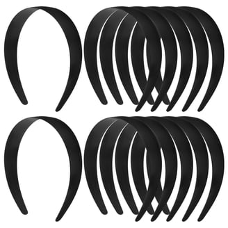 Black Tweed Knotted Headband with Pearl Embellishments  display picture 3